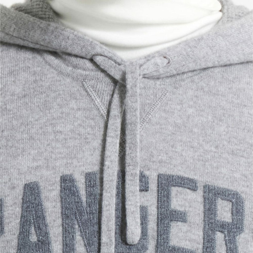 New York Rangers Todd Snyder by Fanatics Cashmere Hooded Sweater - Athletic Heather Gray