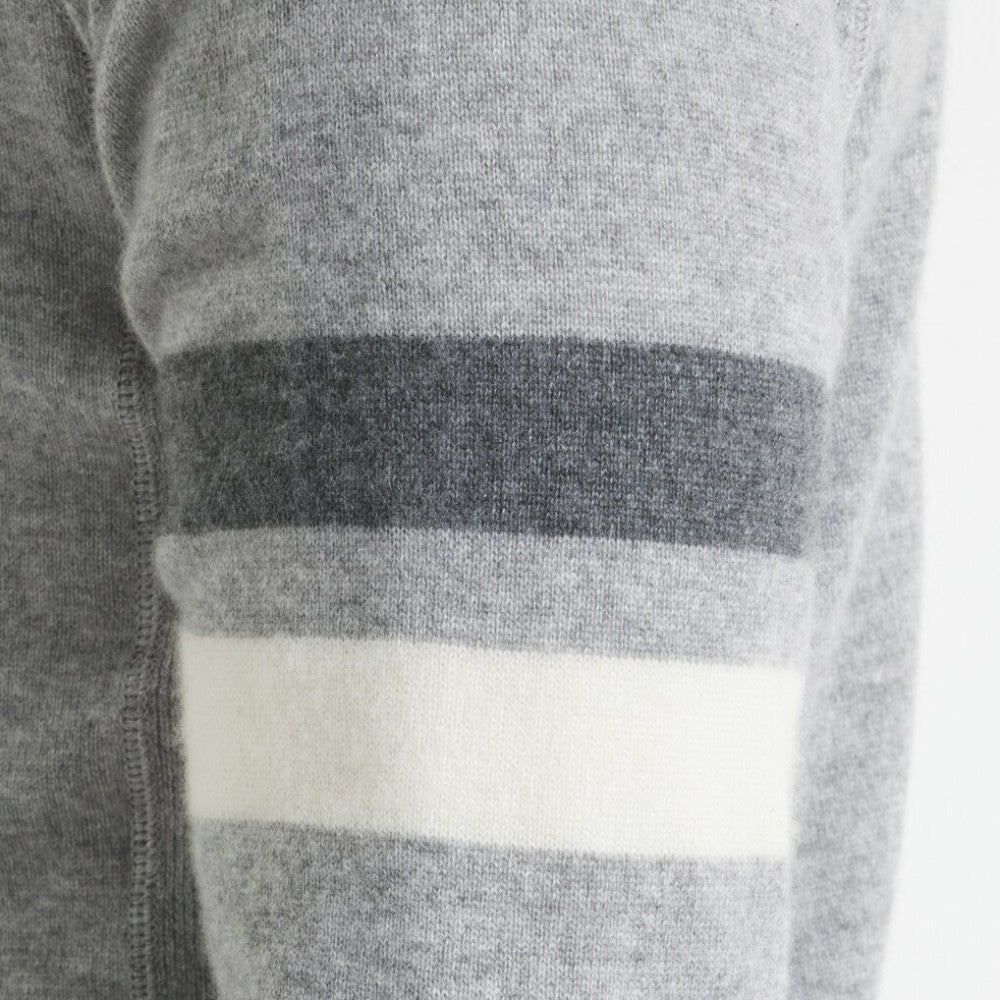 New York Rangers Todd Snyder by Fanatics Cashmere Hooded Sweater - Athletic Heather Gray
