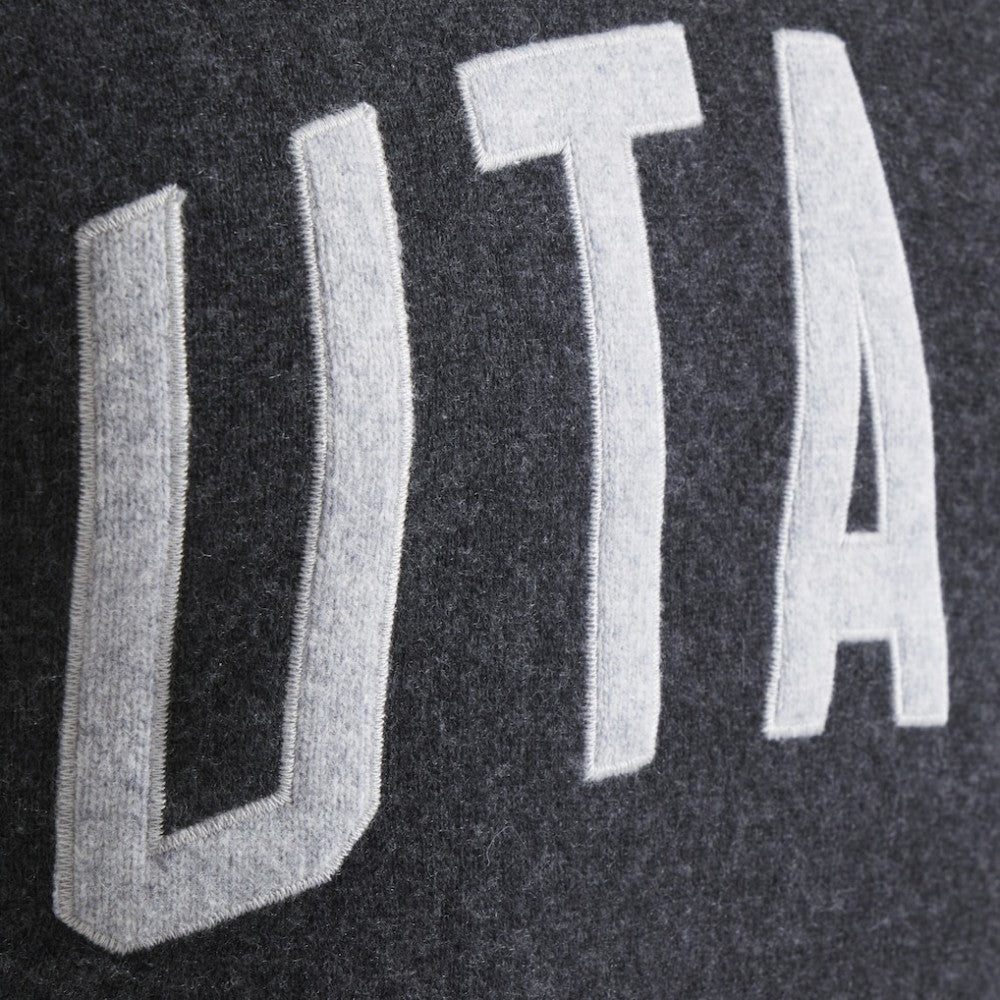 Utah Mammoth Todd Snyder by Fanatics Cashmere Hooded Sweater - Heather Black