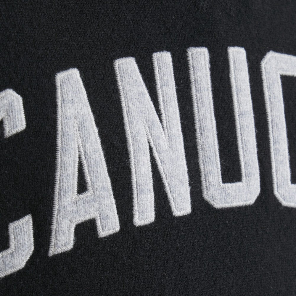Vancouver Canucks Todd Snyder by Fanatics Cashmere Hooded Sweater - Black