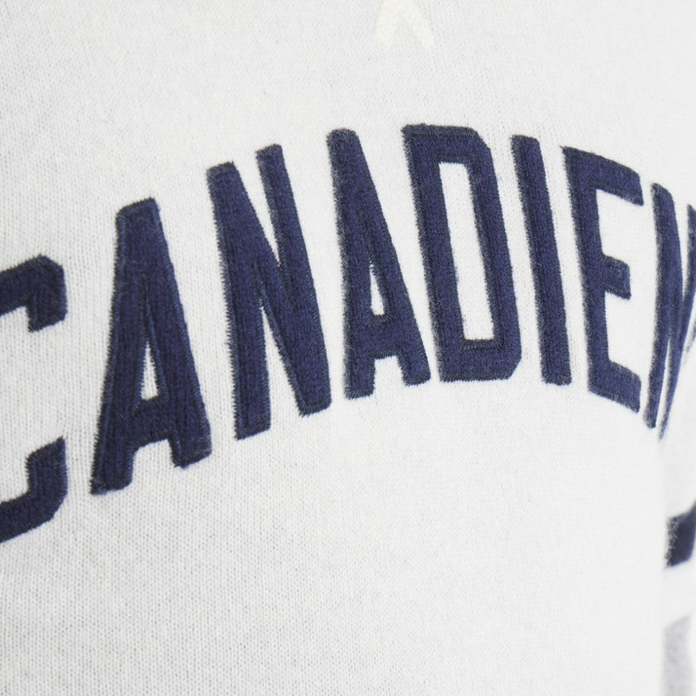 Montreal Canadiens Todd Snyder by Fanatics Cashmere Hooded Sweater - Oatmeal