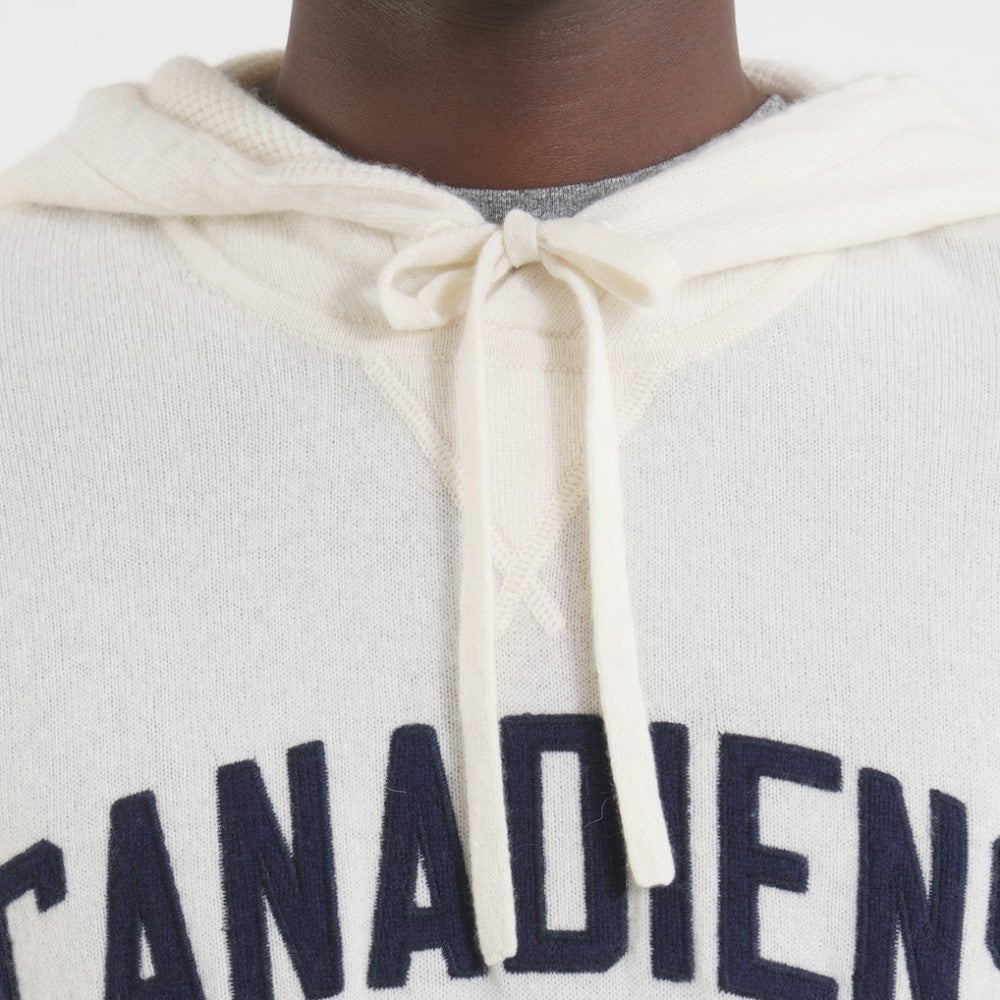 Montreal Canadiens Todd Snyder by Fanatics Cashmere Hooded Sweater - Oatmeal