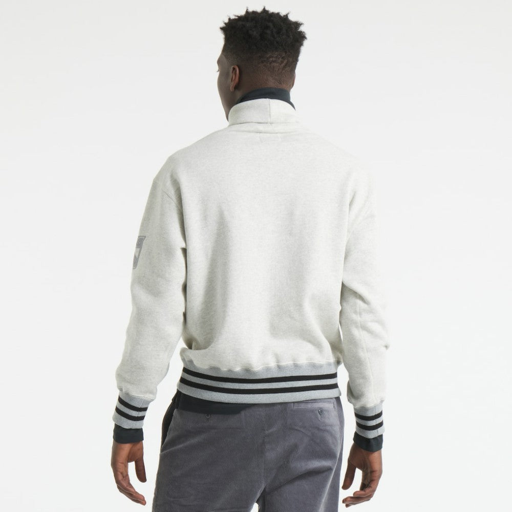 New York Rangers Todd Snyder by Fanatics Relaxed Canadian Fleece Turtleneck - Heather Gray