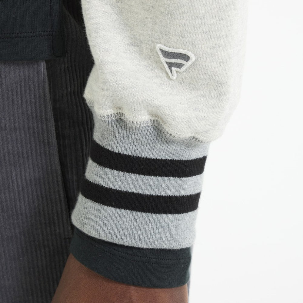 New York Rangers Todd Snyder by Fanatics Relaxed Canadian Fleece Turtleneck - Heather Gray