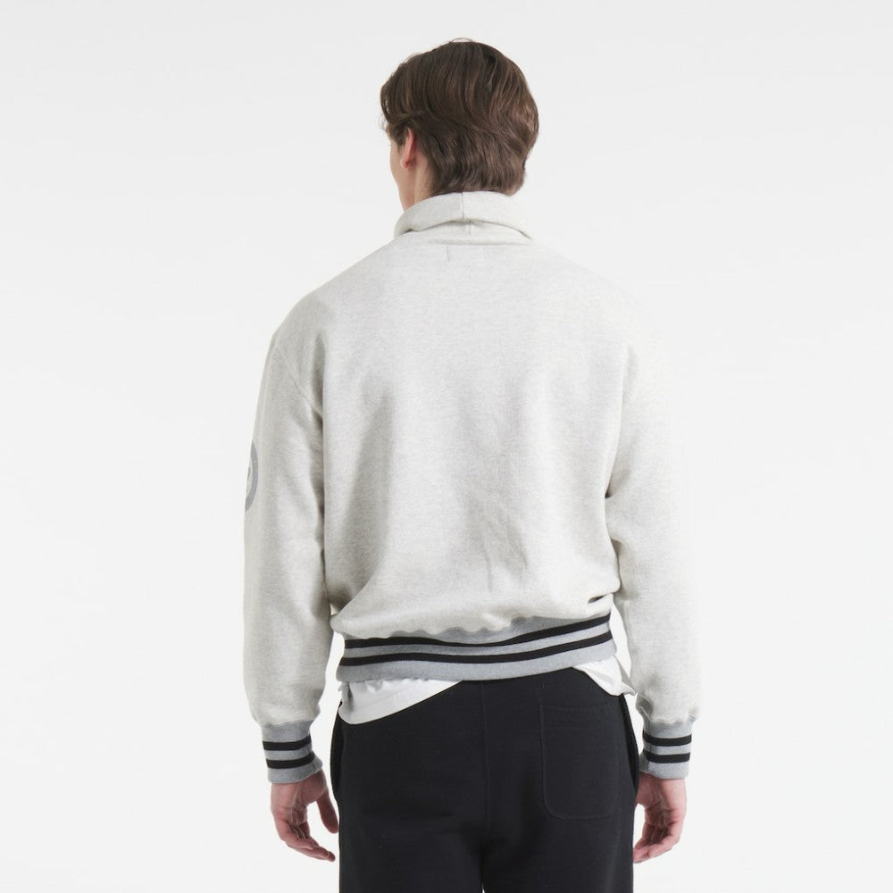 Toronto Maple Leafs Todd Snyder by Fanatics Relaxed Canadian Fleece Turtleneck - Heather Gray
