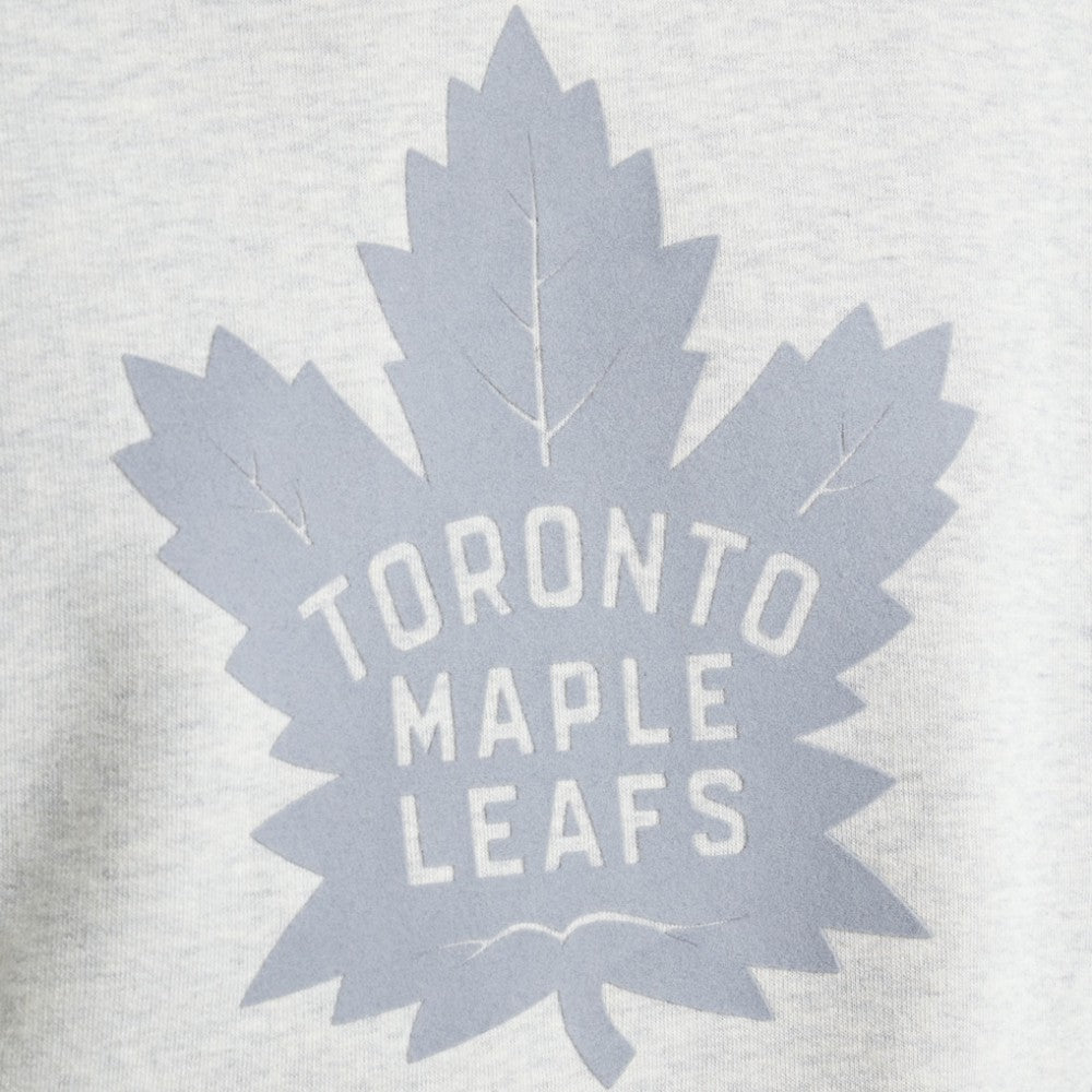 Toronto Maple Leafs Todd Snyder by Fanatics Relaxed Canadian Fleece Turtleneck - Heather Gray