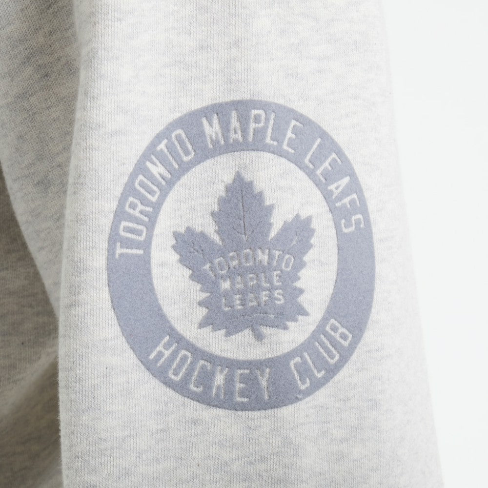 Toronto Maple Leafs Todd Snyder by Fanatics Relaxed Canadian Fleece Turtleneck - Heather Gray