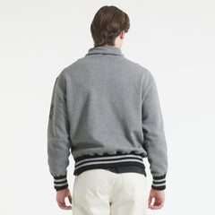 Chicago Blackhawks Todd Snyder by Fanatics Relaxed Canadian Fleece Turtleneck - Dark Heather Gray