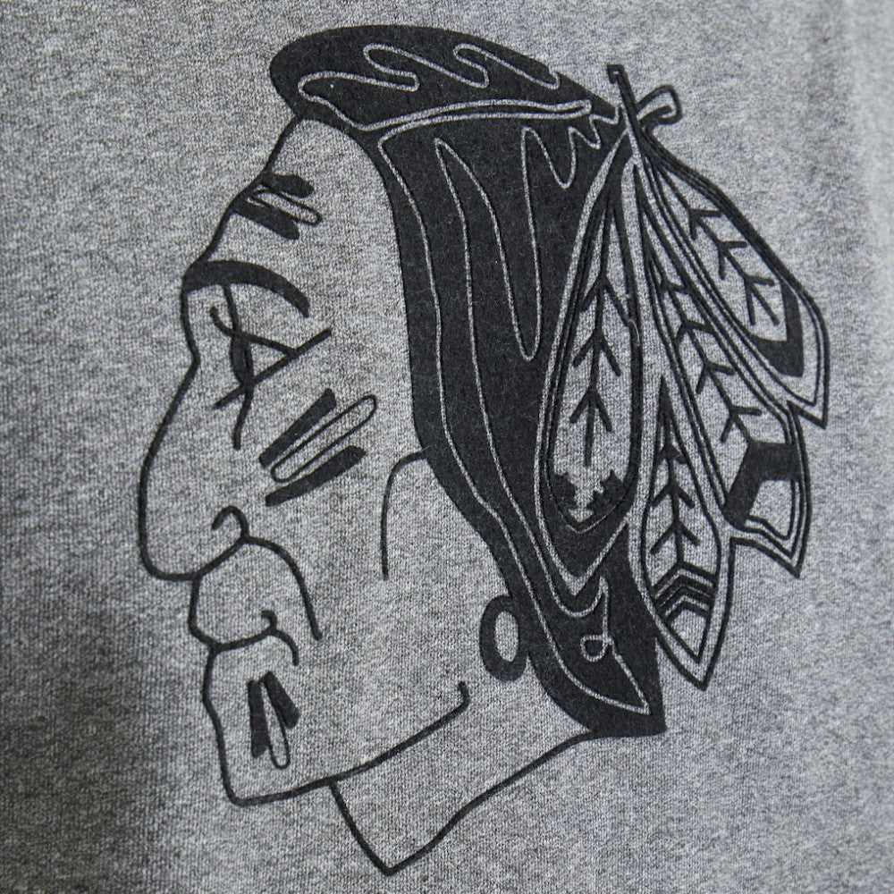 Chicago Blackhawks Todd Snyder by Fanatics Relaxed Canadian Fleece Turtleneck - Dark Heather Gray