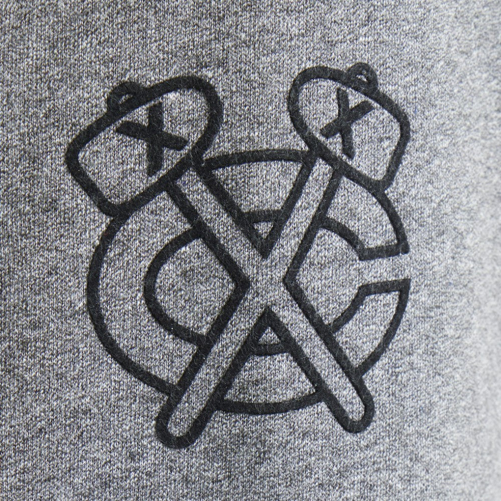 Chicago Blackhawks Todd Snyder by Fanatics Relaxed Canadian Fleece Turtleneck - Dark Heather Gray