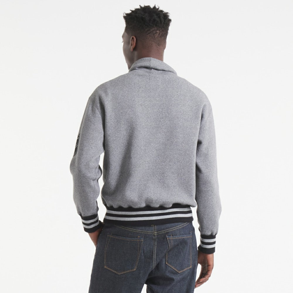 Utah Mammoth Todd Snyder by Fanatics Relaxed Canadian Fleece Turtleneck - Dark Heather Gray