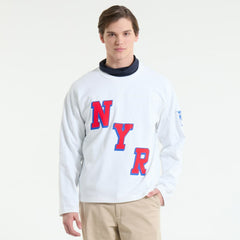 New York Rangers Todd Snyder by Fanatics Heavyweight Football Jersey - White Jerseys