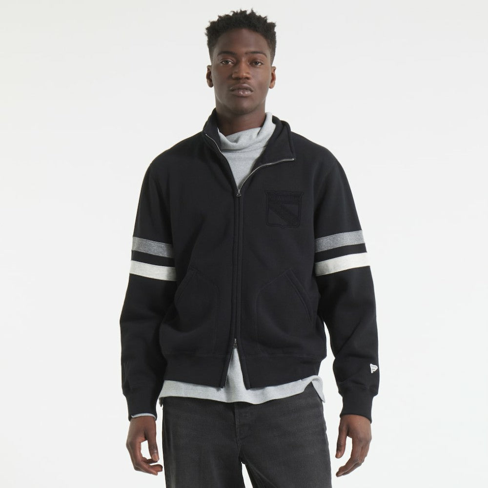 New York Rangers Todd Snyder by Fanatics Full-Zip Fleece - Black