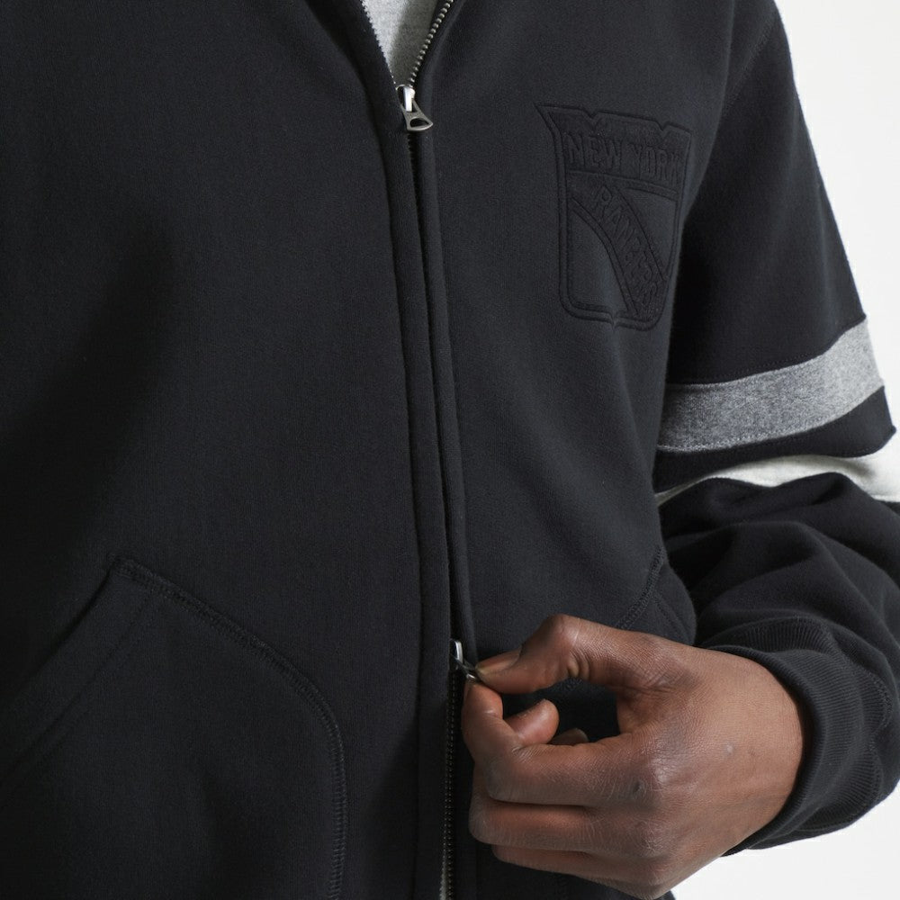 New York Rangers Todd Snyder by Fanatics Full-Zip Fleece - Black