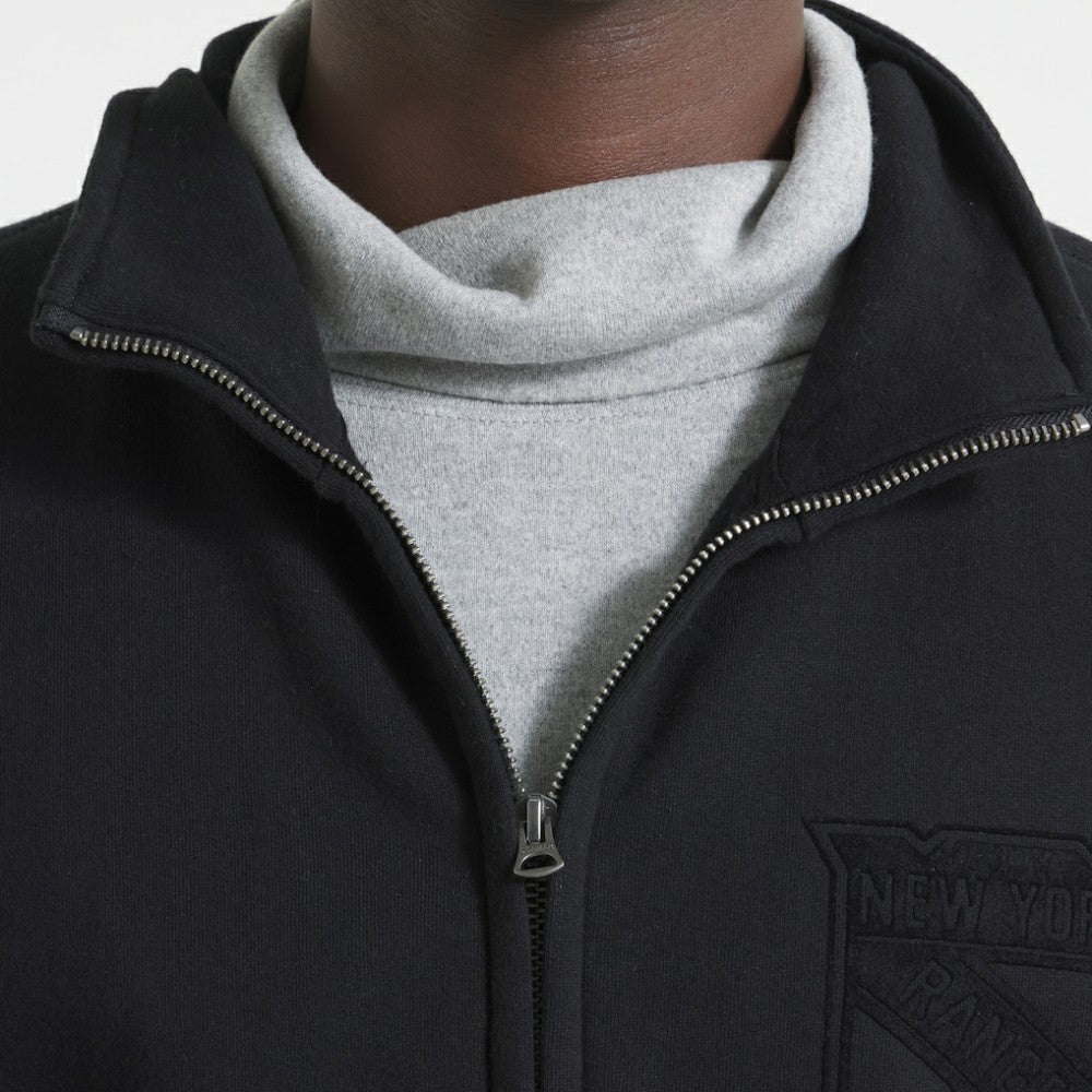 New York Rangers Todd Snyder by Fanatics Full-Zip Fleece - Black