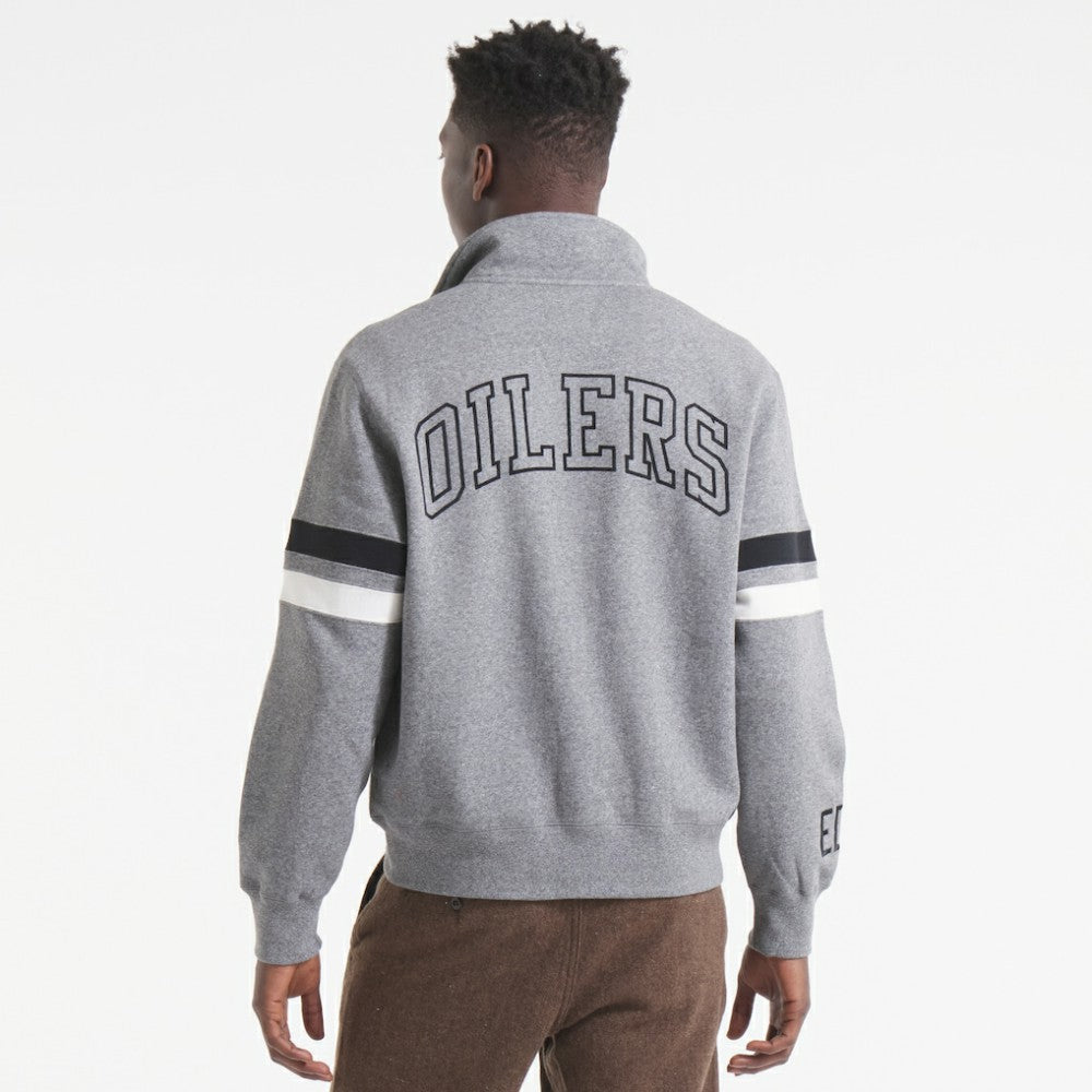 Edmonton Oilers Todd Snyder by Fanatics Full-Zip Fleece - Dark Heather Gray