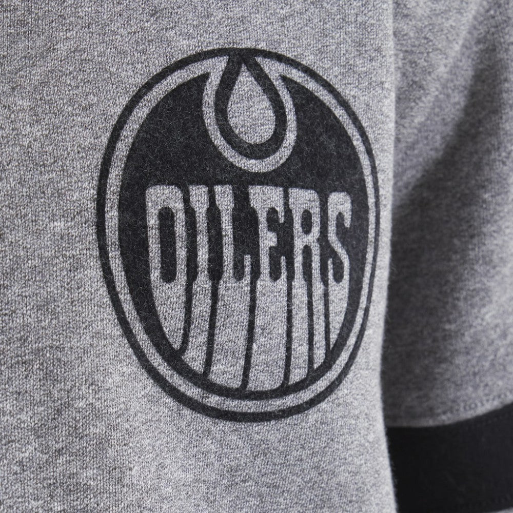 Edmonton Oilers Todd Snyder by Fanatics Full-Zip Fleece - Dark Heather Gray