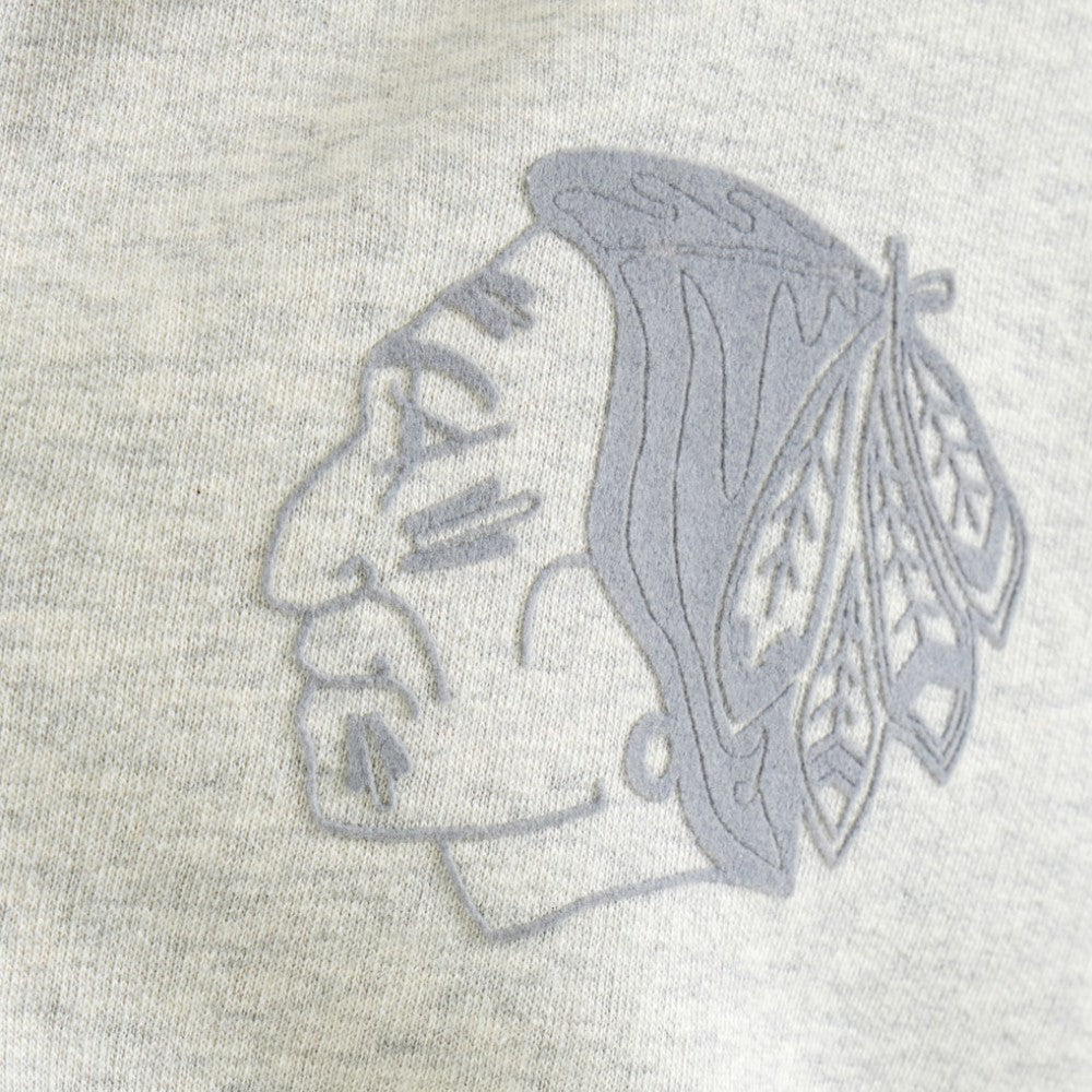 Chicago Blackhawks Todd Snyder by Fanatics Full-Zip Fleece - Heather Gray