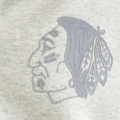Chicago Blackhawks Todd Snyder by Fanatics Full-Zip Fleece - Heather Gray