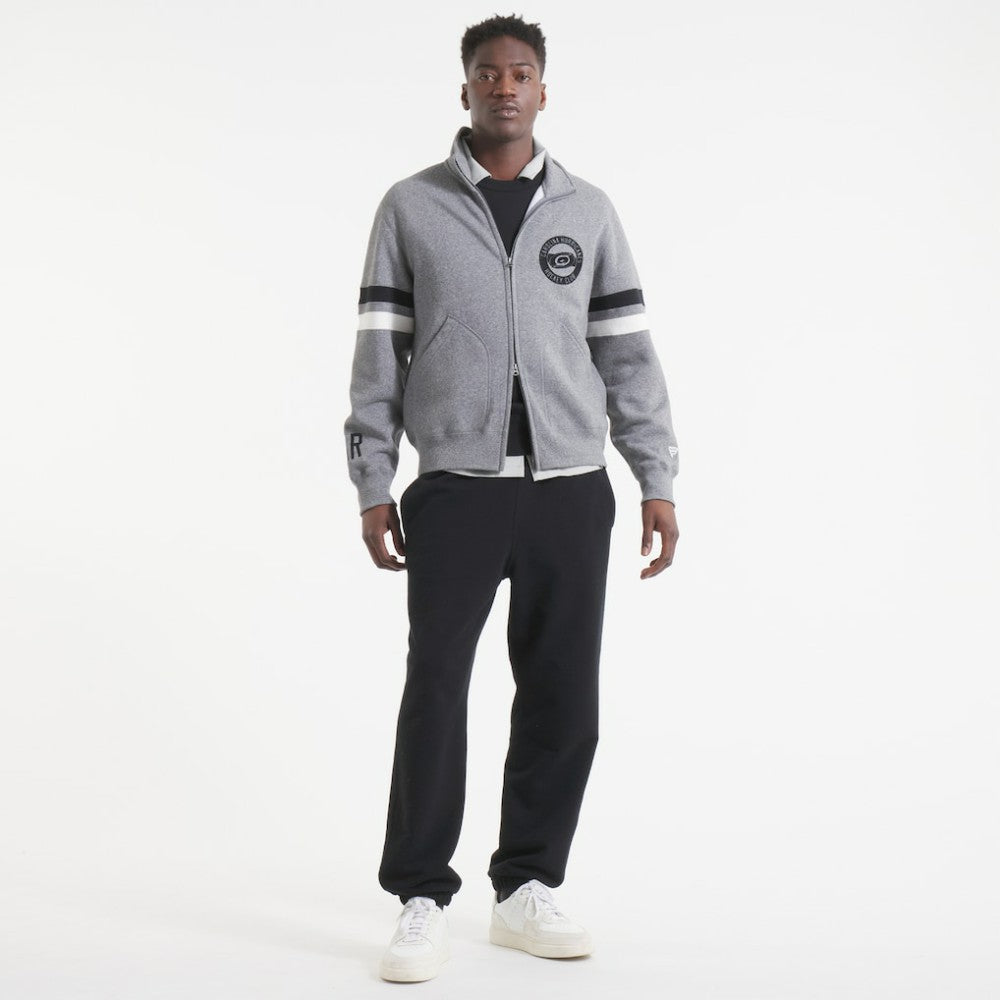 Carolina Hurricanes Todd Snyder by Fanatics Full-Zip Fleece - Dark Heather Gray