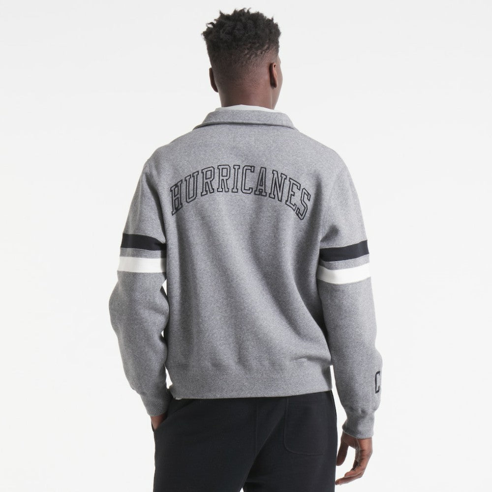Carolina Hurricanes Todd Snyder by Fanatics Full-Zip Fleece - Dark Heather Gray