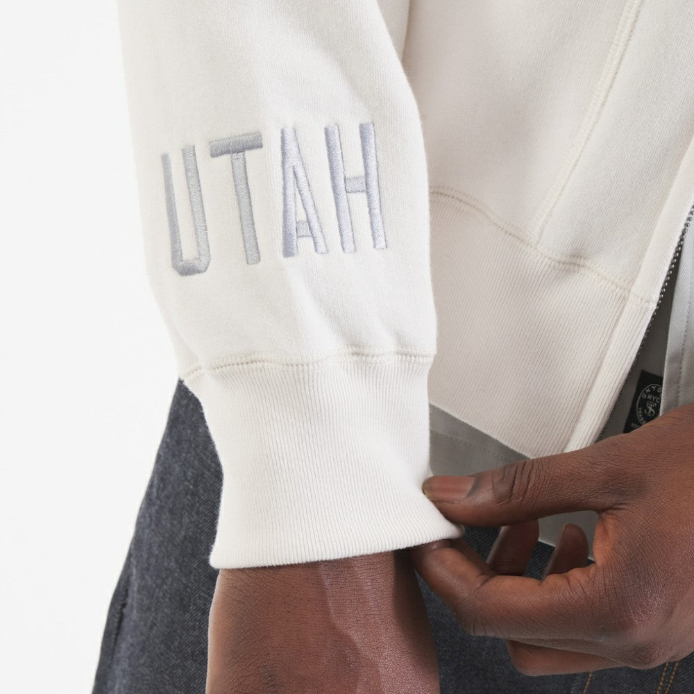 Utah Mammoth Todd Snyder by Fanatics Full-Zip Fleece - White