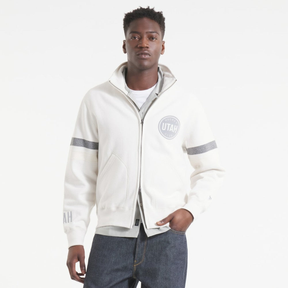 Utah Mammoth Todd Snyder by Fanatics Full-Zip Fleece - White