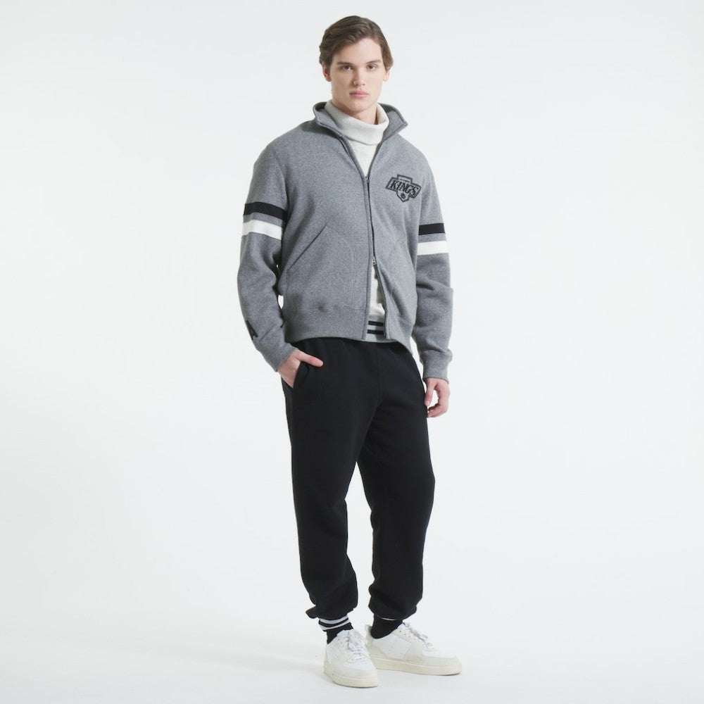 Los Angeles Kings Todd Snyder by Fanatics Full-Zip Fleece - Dark Heather Gray