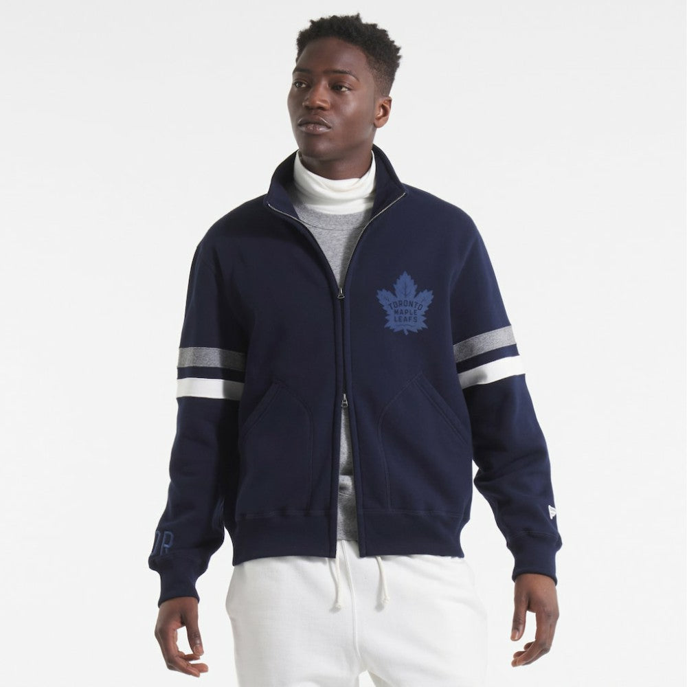 Toronto Maple Leafs Todd Snyder by Fanatics Full-Zip Fleece - Navy