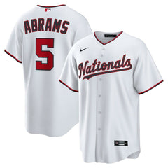 CJ Abrams Washington Nationals Home Replica Jersey White