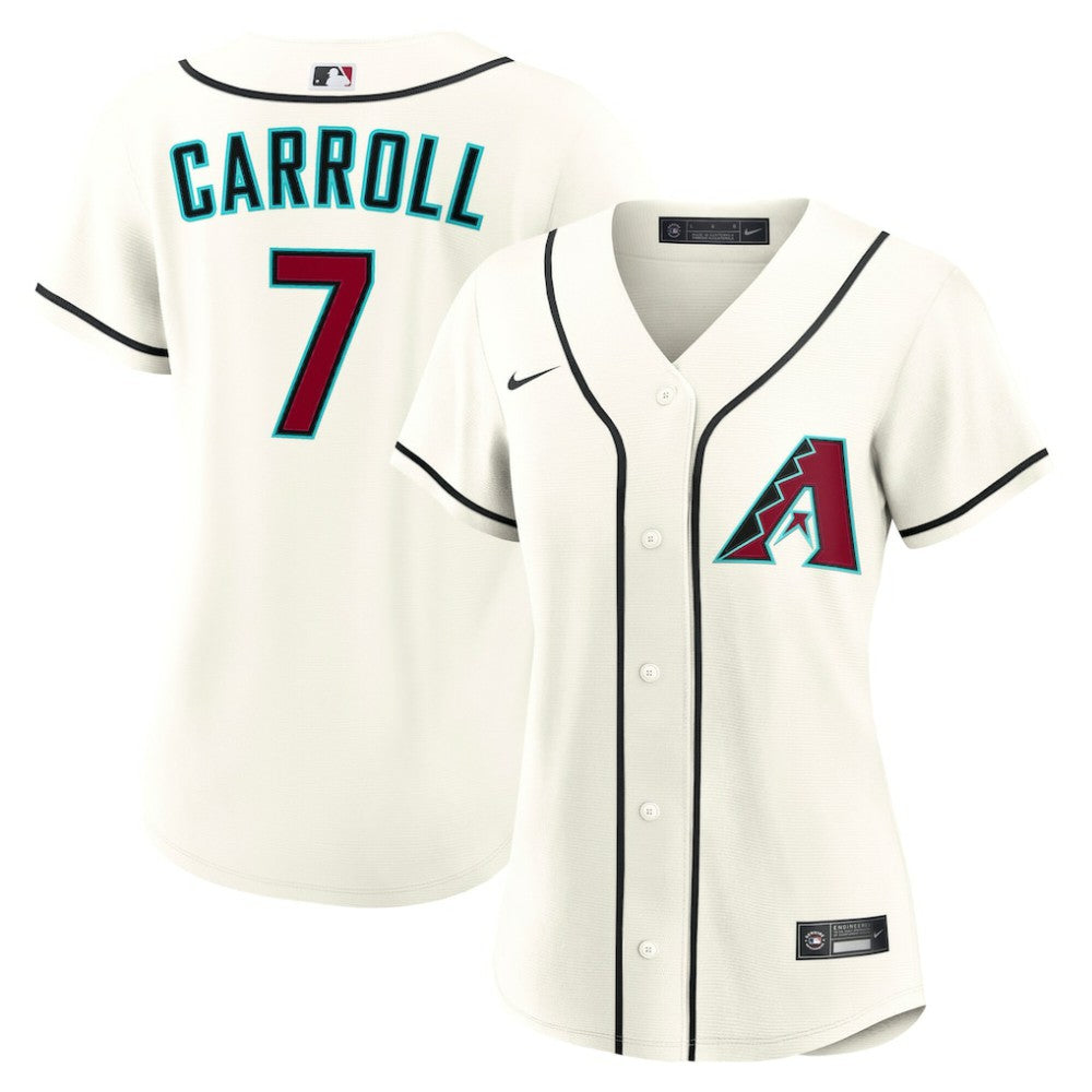 Corbin Carroll Arizona Diamondbacks Women's Home Replica Jersey Cream