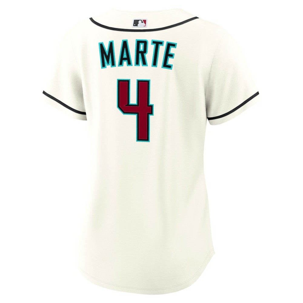 Ketel Marte Arizona Diamondbacks Women's Home Replica Jersey Cream