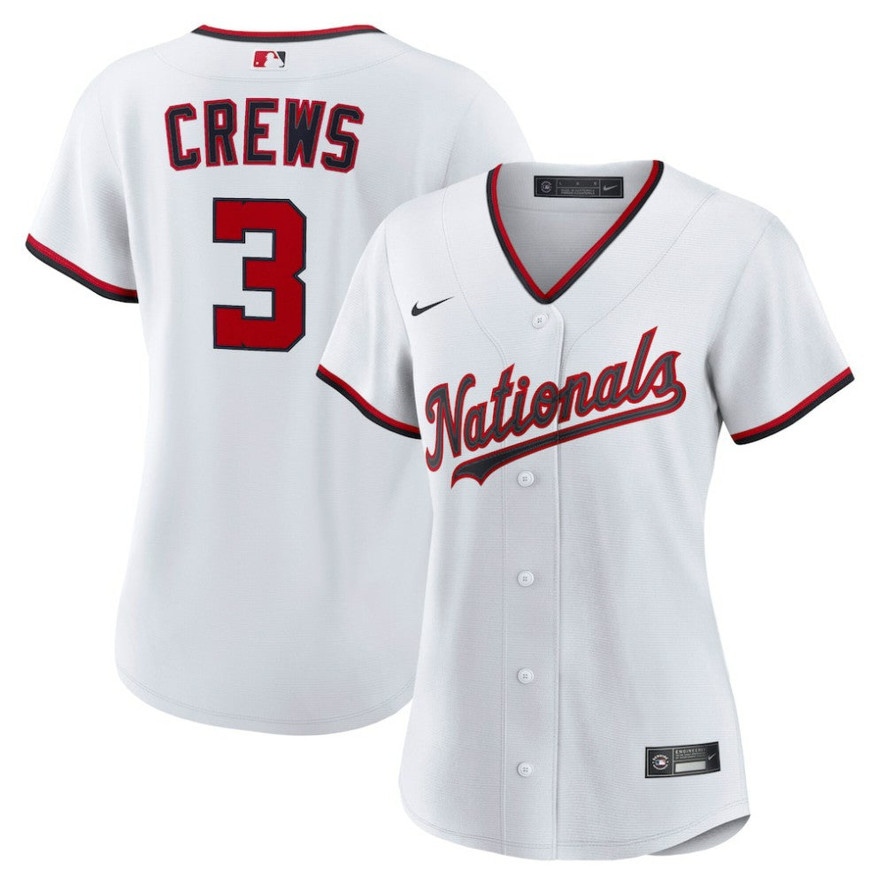 Dylan Crews Washington Nationals Women's Home Replica Jersey White