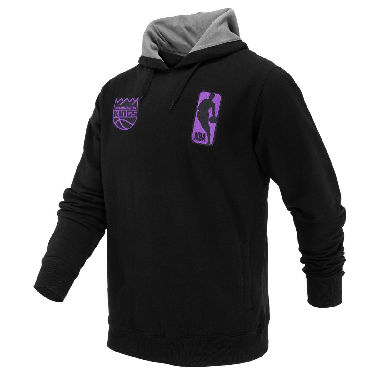 Sacramento Kings FISLL Unisex Logoman Shadow Collection Pullover Hoodie - Black on sale