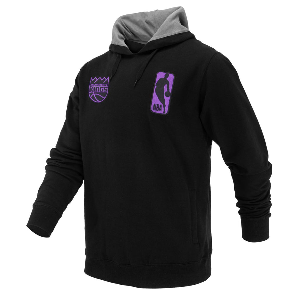 Sacramento Kings FISLL Unisex Logoman Shadow Collection Pullover Hoodie - Black on sale