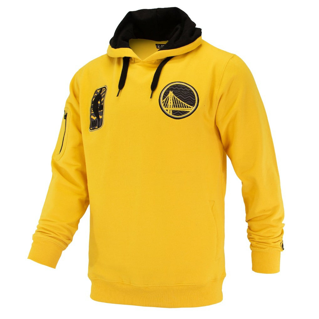 Golden State Warriors FISLL Unisex Logoman Shadow Collection Pullover Hoodie sale - Gold for sale