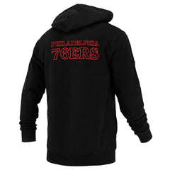 Philadelphia 76ers FISLL Unisex Logoman Shadow Collection Pullover Hoodie - Black shop