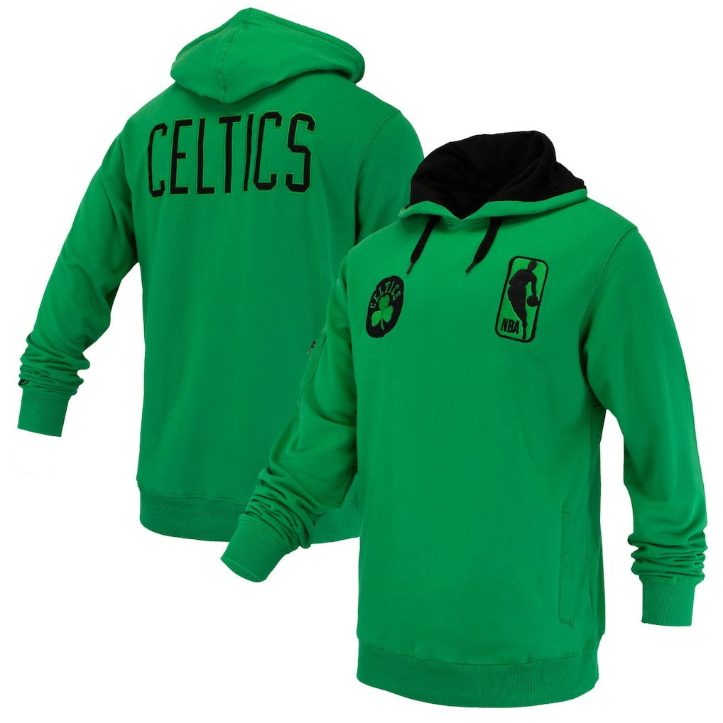 Boston Celtics FISLL Unisex Logoman Shadow Collection Pullover Hoodie - Kelly Green for sale