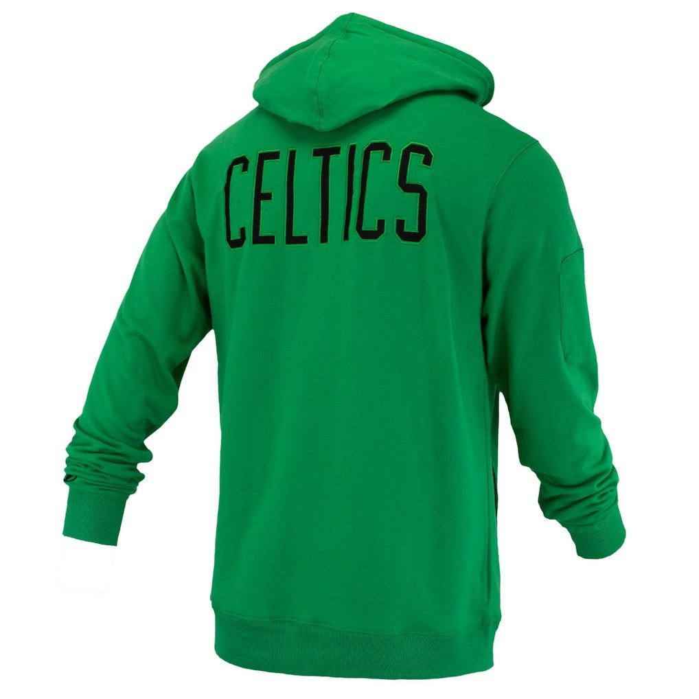 Boston Celtics FISLL Unisex Logoman Shadow Collection Pullover Hoodie - Kelly Green for sale