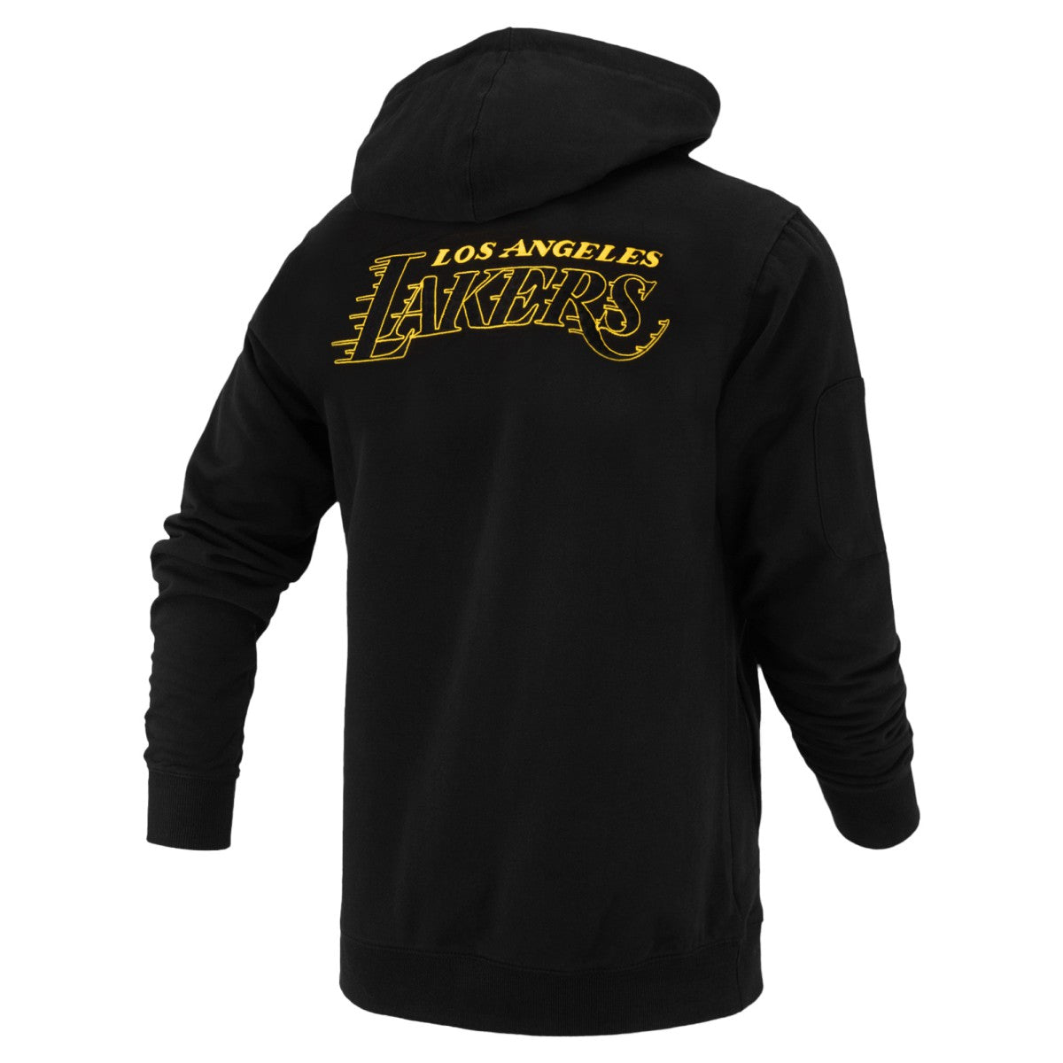 Los Angeles Lakers FISLL Unisex Logoman Shadow Collection Pullover Hoodie - Black for sale