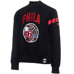 Philadelphia 76ers NBA x Two Hype Culture & Hoops Collection Premium Pullover Sweatshirt - Black discount