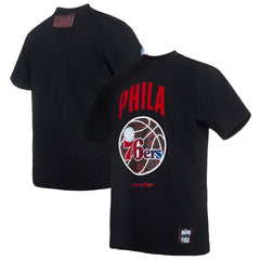 Philadelphia 76ers NBA x Two Hype Culture & Hoops Collection Premium T-Shirt - Black shop