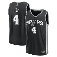 De'Aaron Fox San Antonio Spurs Youth Fast Break Replica Player Jersey - Icon Edition - Black cheap