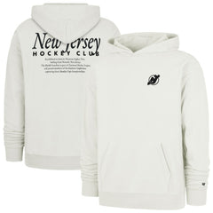 New Jersey Devils '47  Foundation Pullover Hoodie - Natural Jerseys