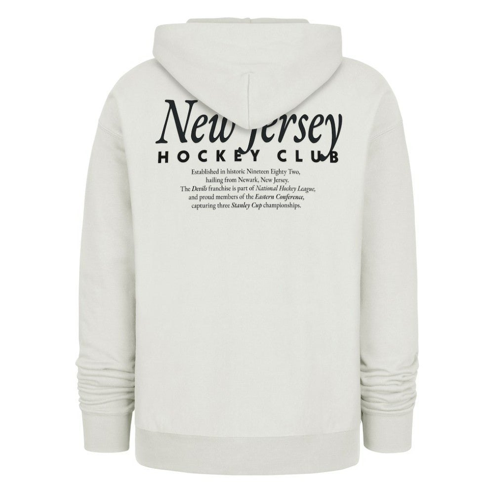 New Jersey Devils '47  Foundation Pullover Hoodie - Natural Jerseys