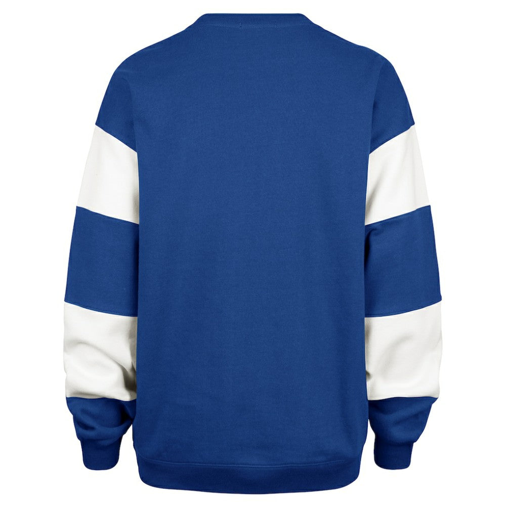 Tampa Bay Lightning '47 Women's Eephus Barred Pullover Sweatshirt - Blue Sweatshirts