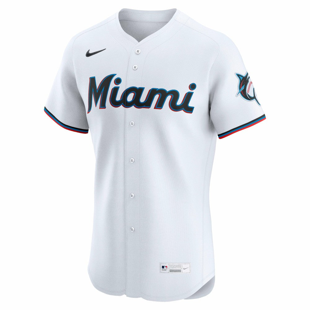 Sandy Alcantara Miami Marlins Home Elite Jersey White