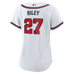 Austin Riley Atlanta Braves Women's Home Replica Jersey White