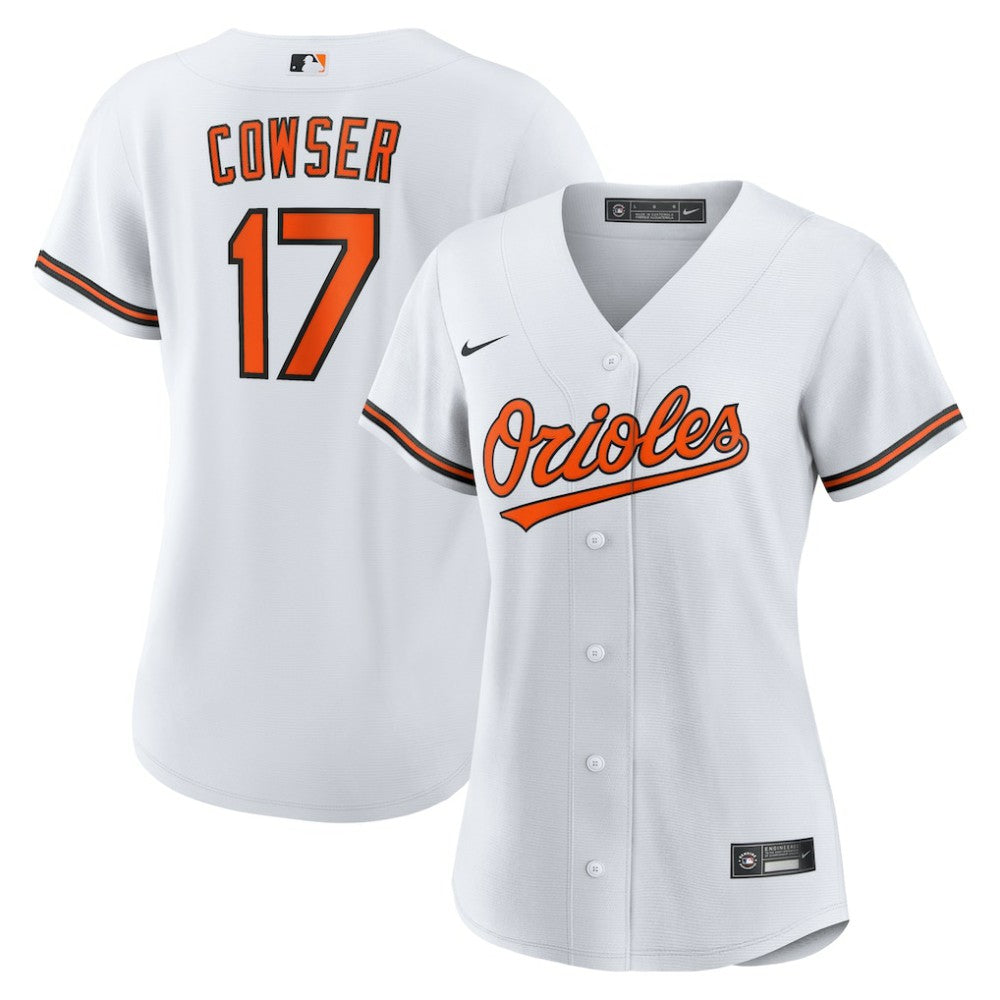 Colton Cowser Baltimore Orioles Women's Home Replica Jersey White