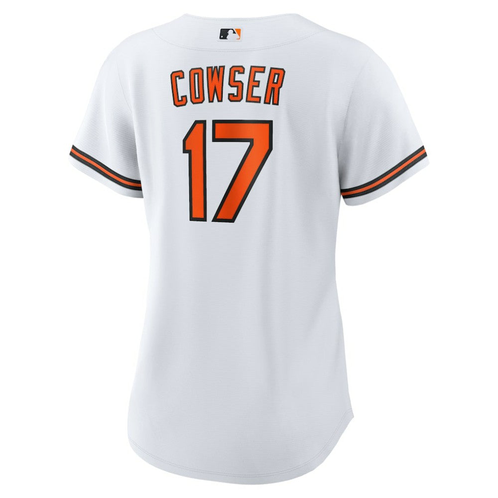 Colton Cowser Baltimore Orioles Women's Home Replica Jersey White